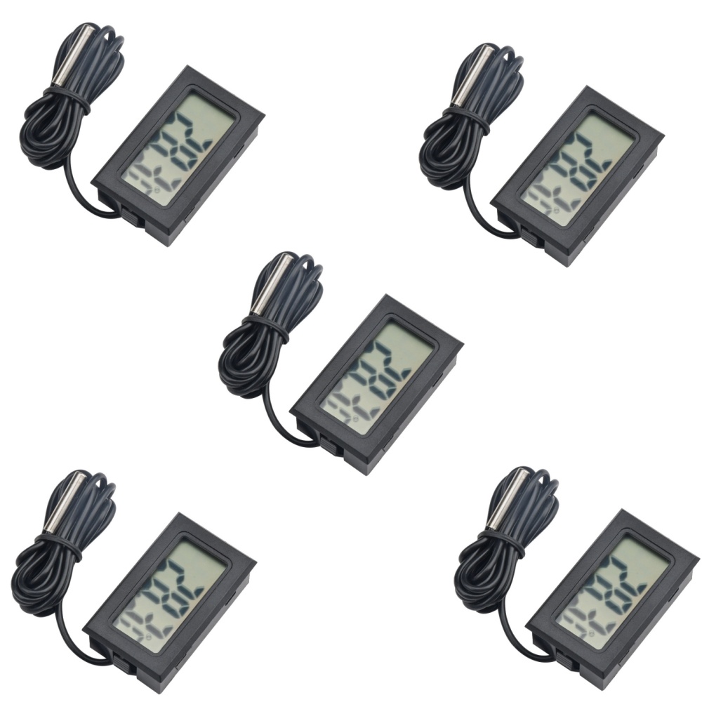 Planted Aquarium Temperature - Мини ЖК-цифровой термометр FY-10 встроенный датчик