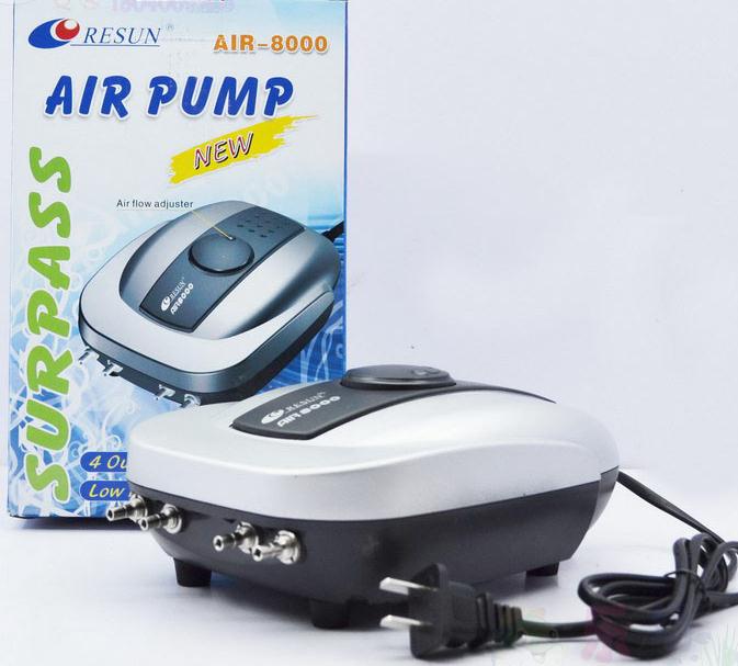Aquarium Plant Ideas - Воздушный насос Resun air-8000, простая установка,