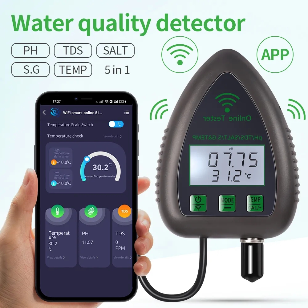 Planted Aquarium Test Kit - Тестер качества воды Tuya Wi-Fi 5
