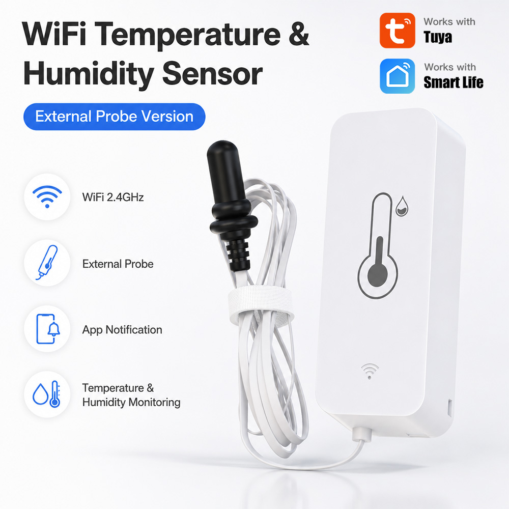 Planted Aquarium Temperature - Датчик температуры и влажности Tuya Wi-Fi