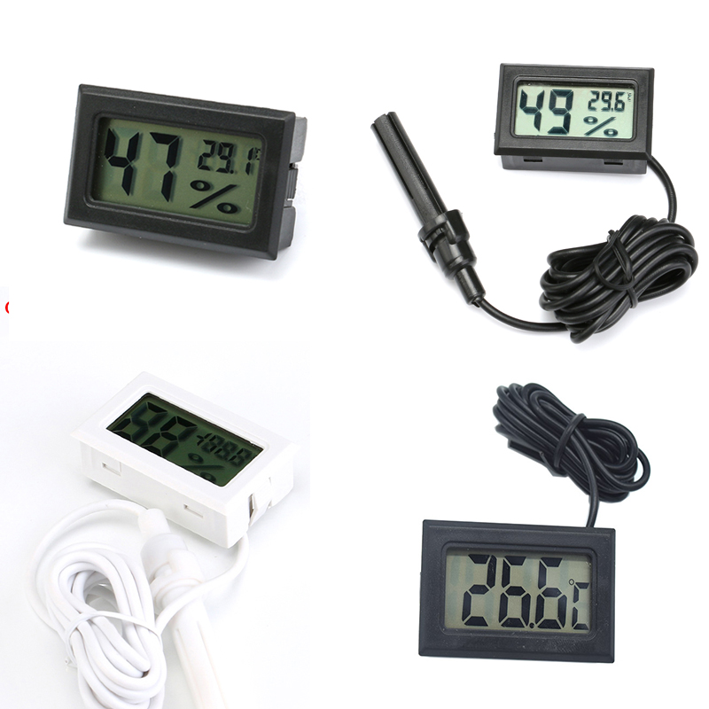 Planted Aquarium Temperature - Мини цифровой измеритель влажности термометр датчик