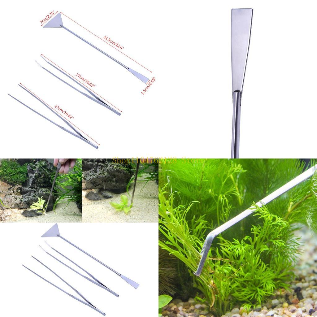 Planted Aquarium Starter Kit - 3-Pack аквариумный пинцет, шпатель, инструменты, набор
