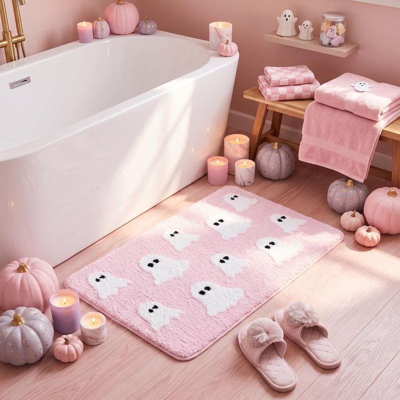 Aquarium Zombie - Коврик для ванной VIKAMA Cute Pink