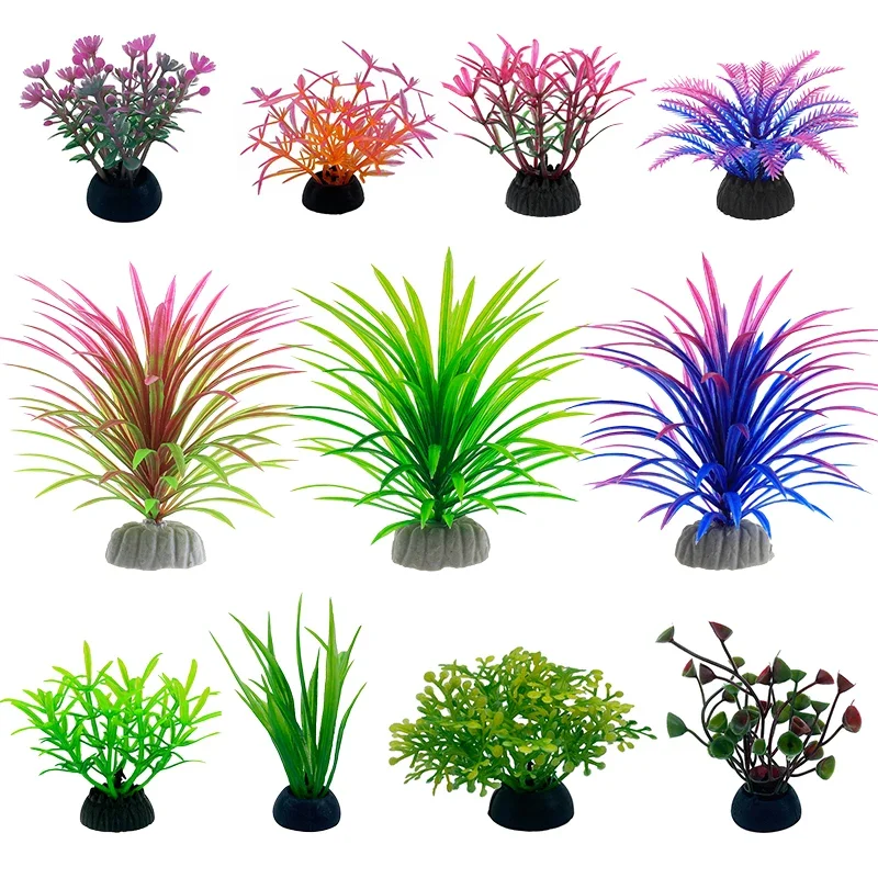 Aquarium Plant Live - Декоративная имитация аквариума из ПВХ, искусственные