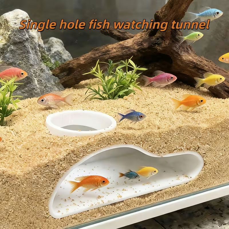 Aquarium Plant Live - Туннель-укрытие для рыбок Apcarium | Натуральный