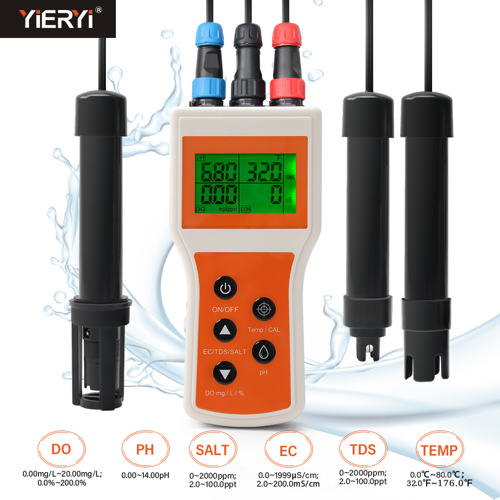Planted Aquarium Test Kit - Умный Измеритель Растворенного Кислорода PH/DO/TDS/EC/температуры/солености 6