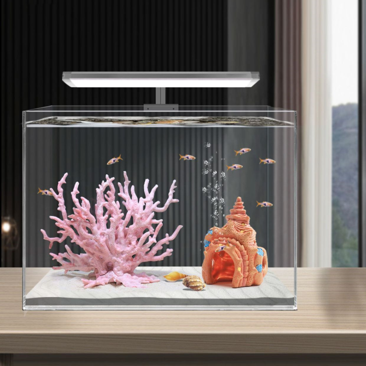 Аквариум, имитация акваскейпа, – обзор и цена Planted Aquarium Hard Water