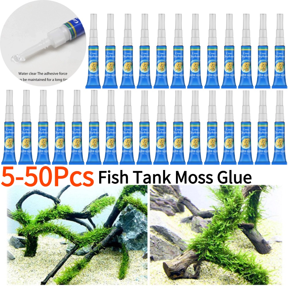 50-5 шт., клей для ландшафтног – обзор и цена Aquarium Plant Glue